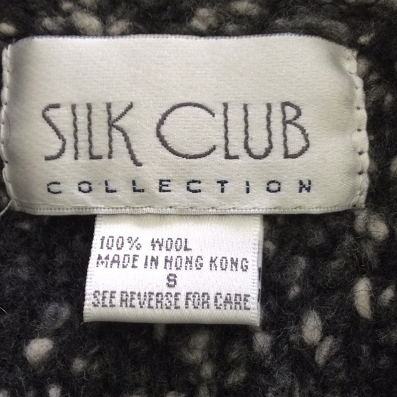 Women’s Silk Club Collection Jacket size S made of 100% wool.    #423 - Picture 4 of 8